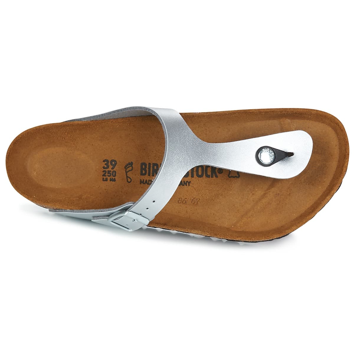 Women's Flip Flops BIRKENSTOCK Silver