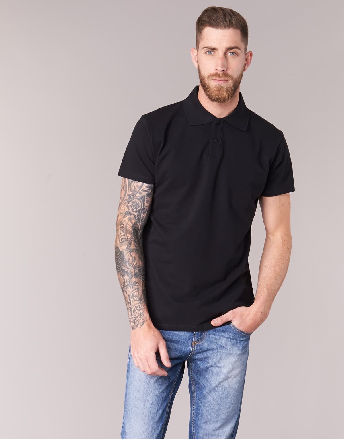 Men's Polo Shirts BOTD Black