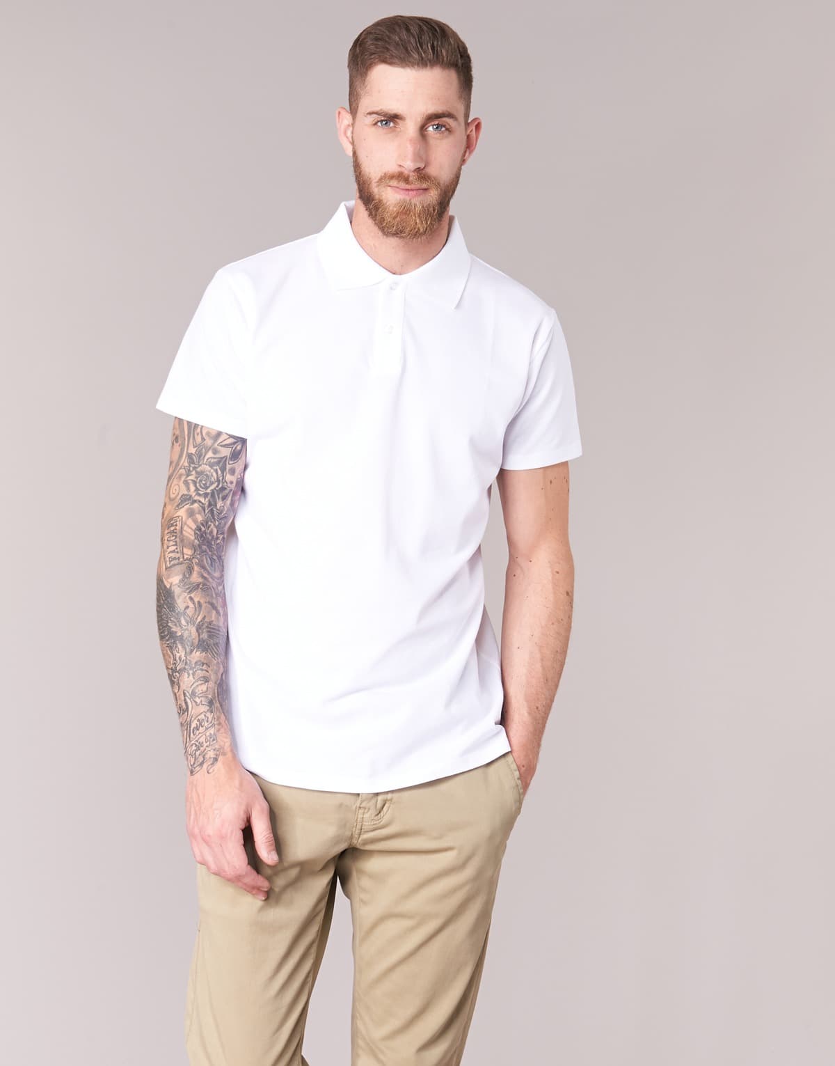 Men's Polo Shirts BOTD White
