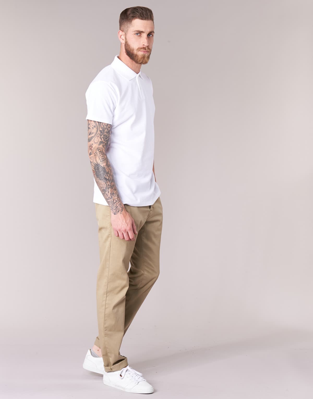 Men's Polo Shirts BOTD White