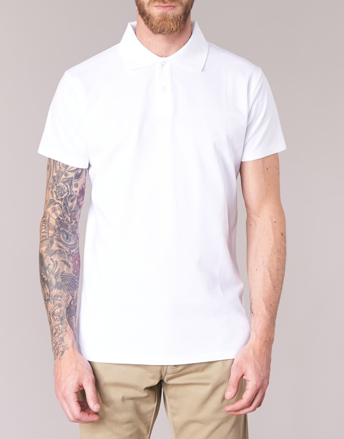 Men's Polo Shirts BOTD White