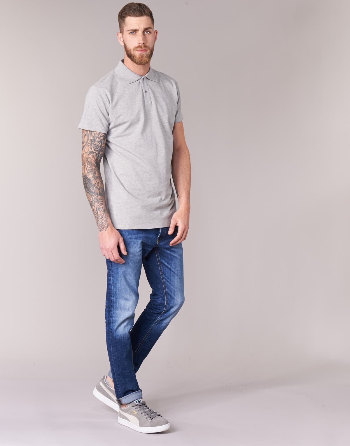 Men's Polo Shirts BOTD Gray