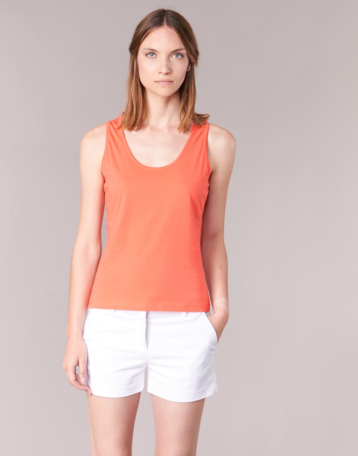 Women's Sleeveless Tops BOTD Orange