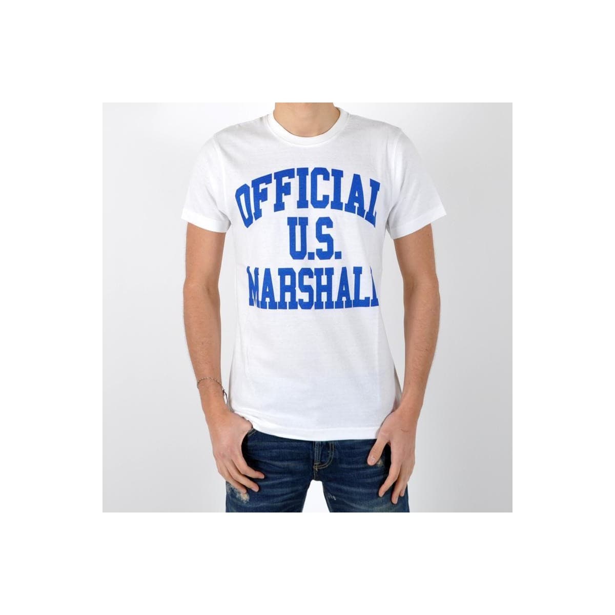 Men's T-Shirts U.S Marshall White