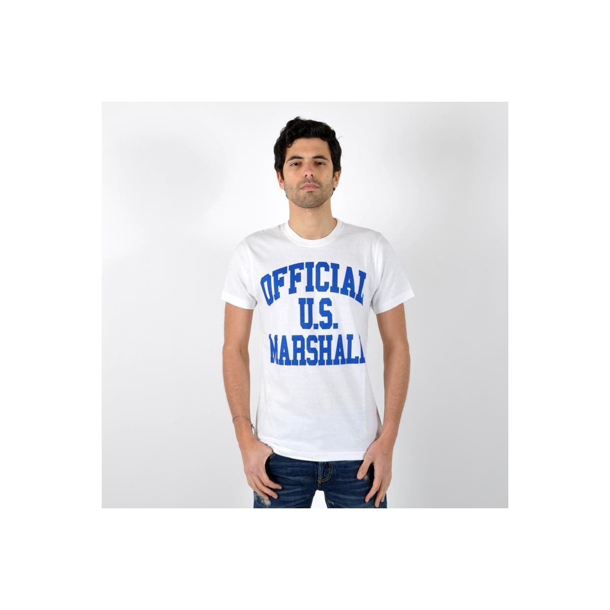 Men's T-Shirts U.S Marshall White