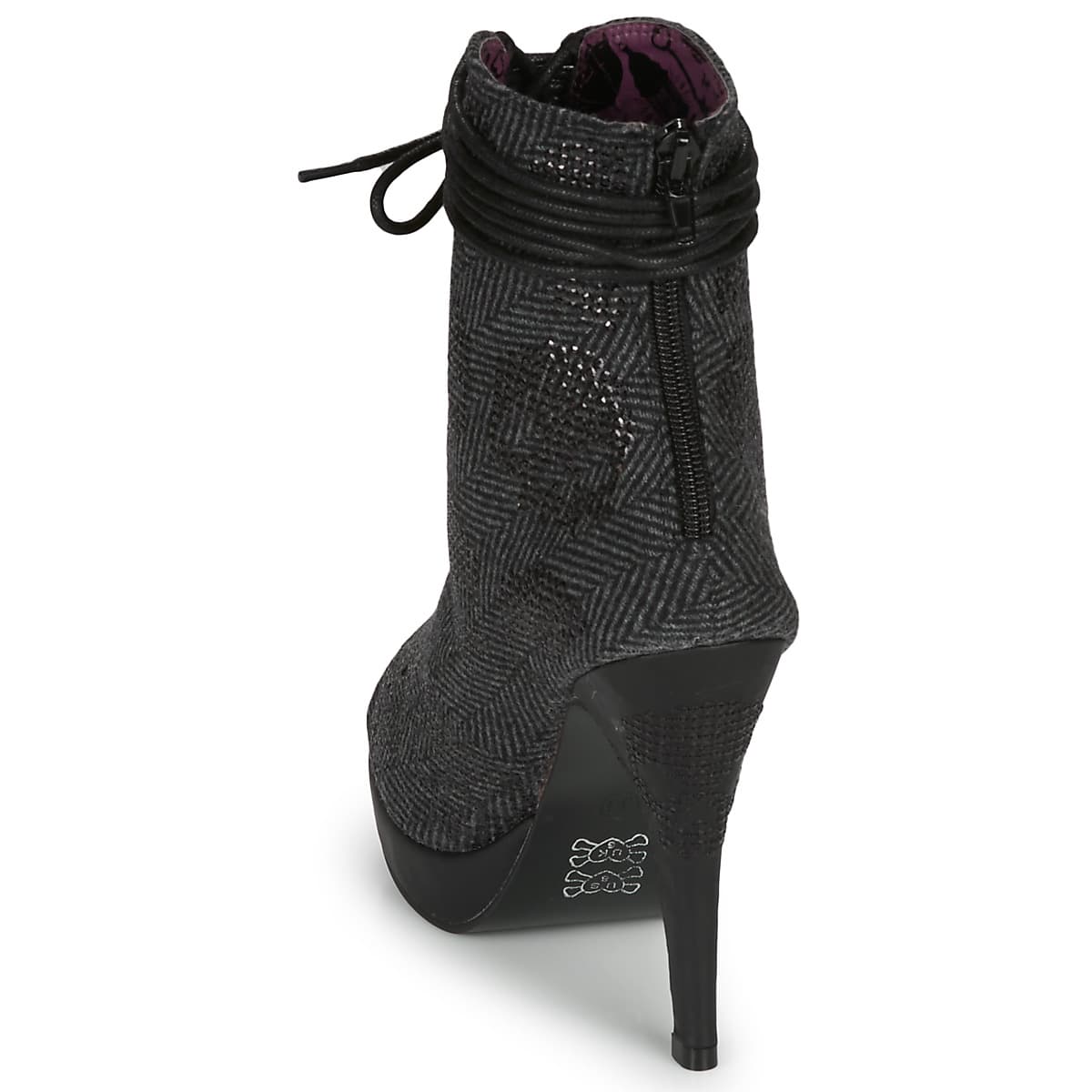 Women's Ankle Boots Iron Fist Black
