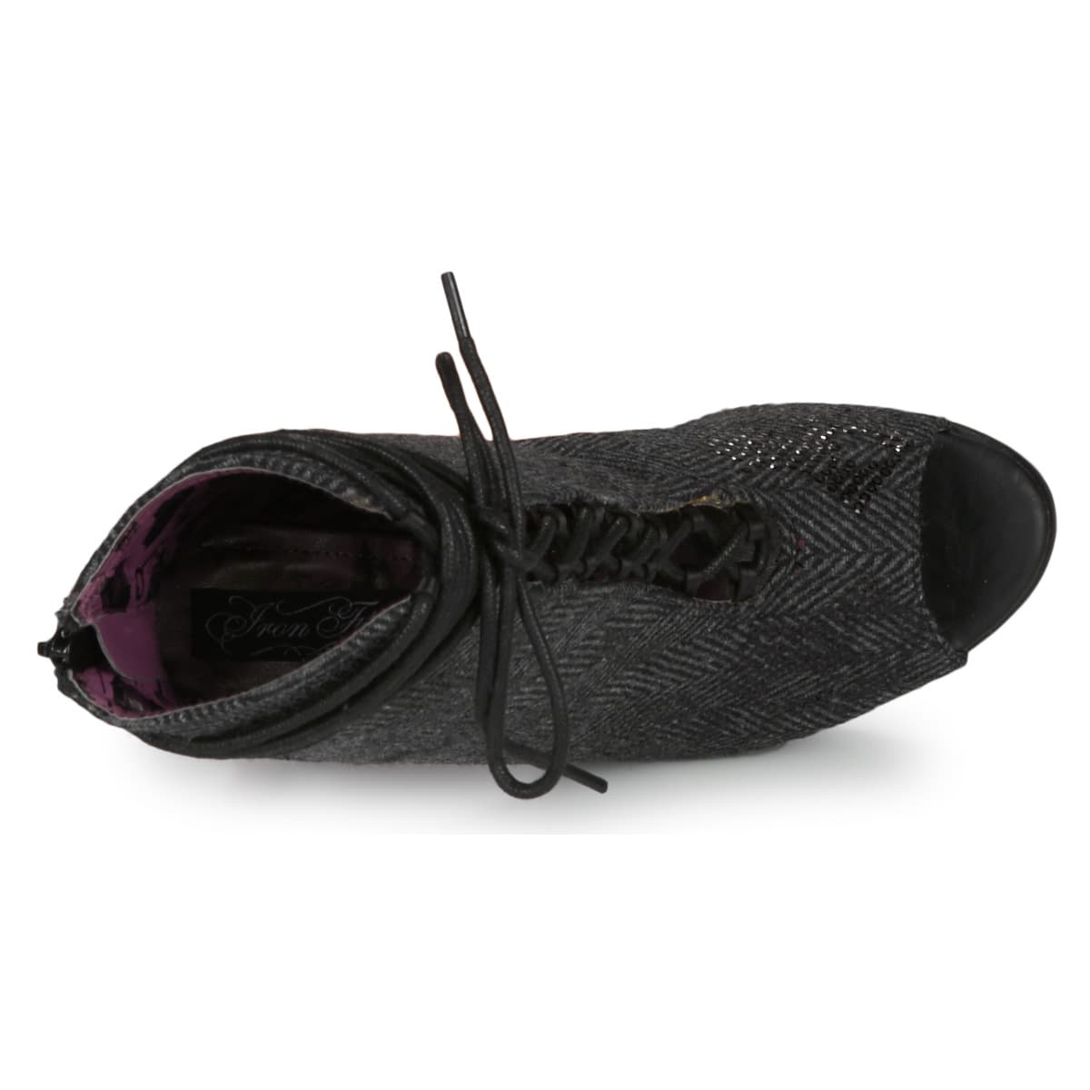 Women's Ankle Boots Iron Fist Black