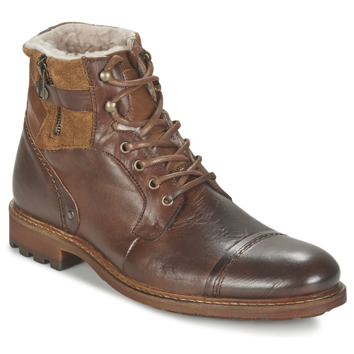 Men's Boots Casual Attitude Brown