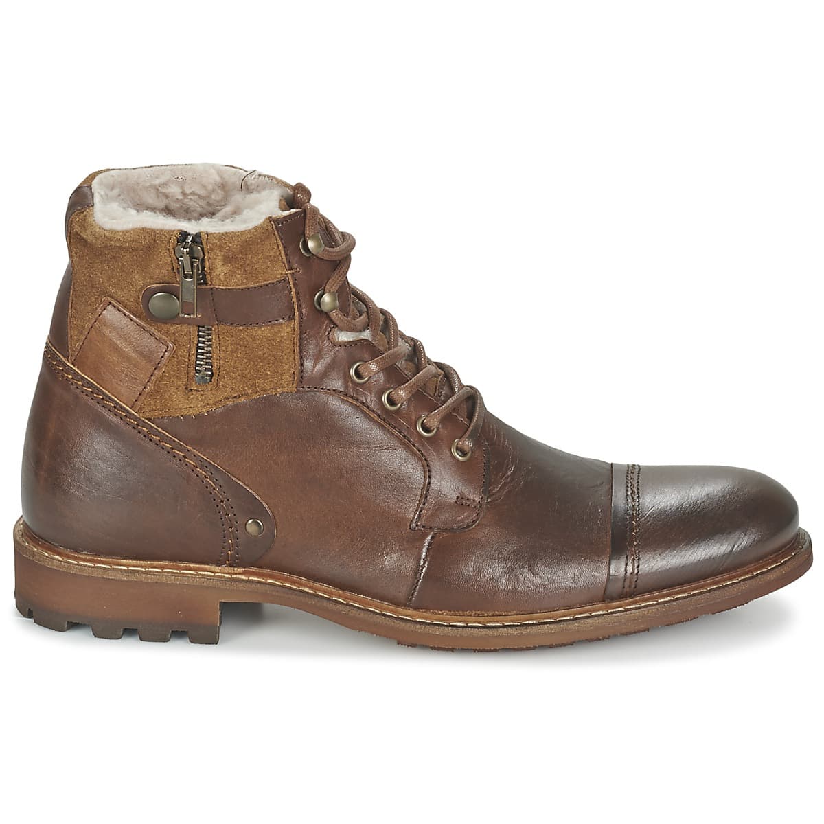 Men's Boots Casual Attitude Brown