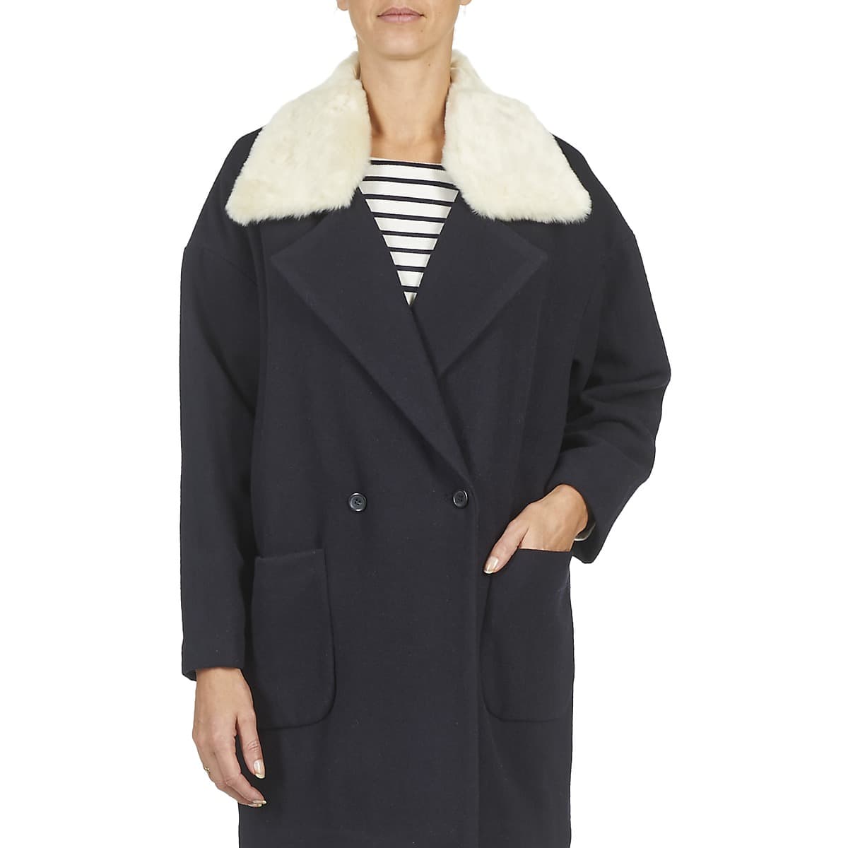 Women's Coats Naf Naf Blue