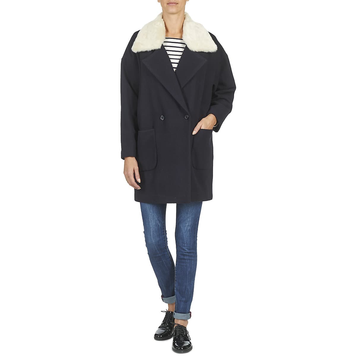 Women's Coats Naf Naf Blue