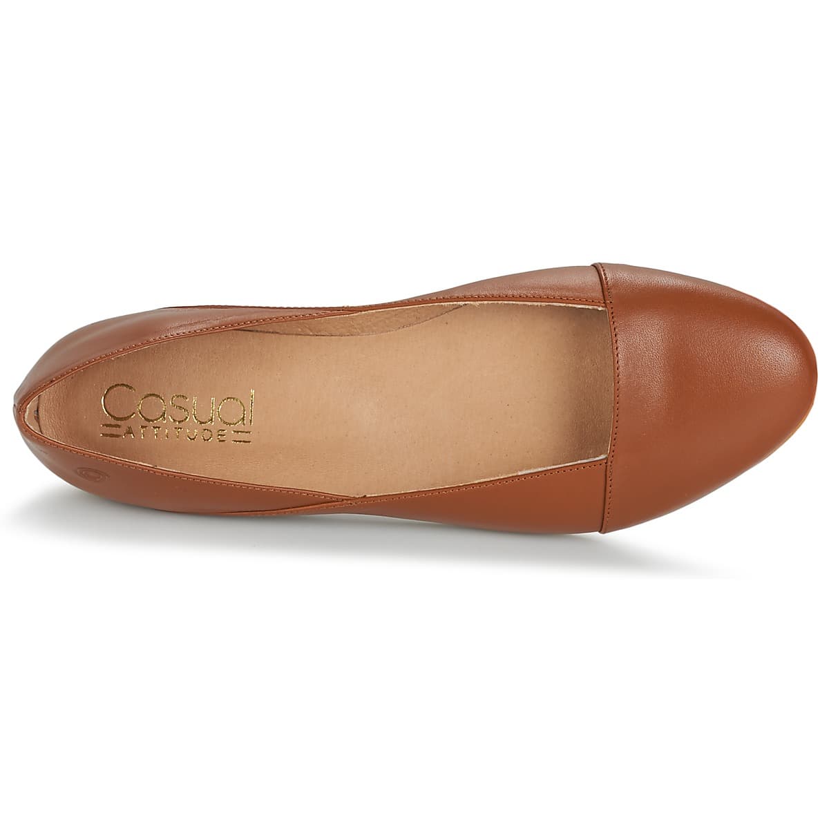 Women's Ballet Flats Casual Attitude Brown