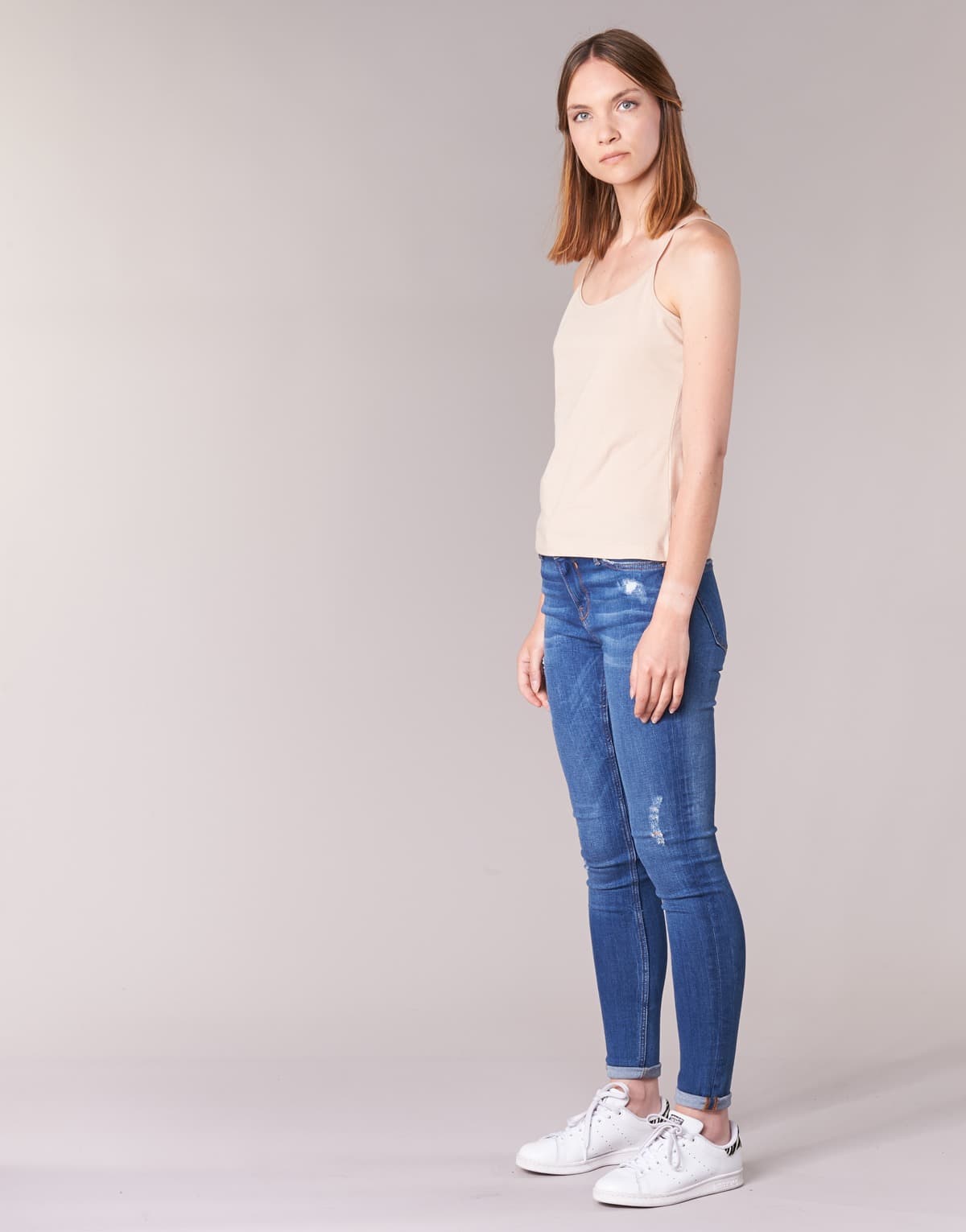 Women's Sleeveless Tops BOTD Beige