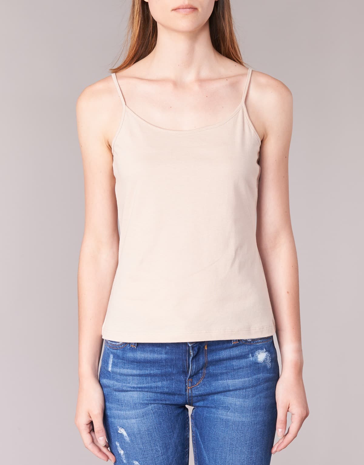 Women's Sleeveless Tops BOTD Beige