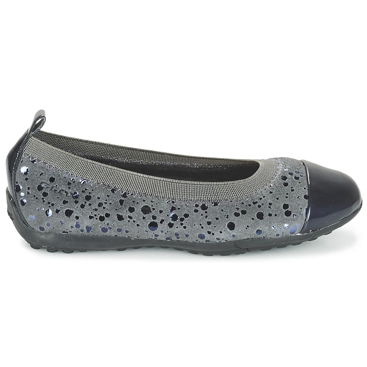 Women's Ballet Flats Geox Gray