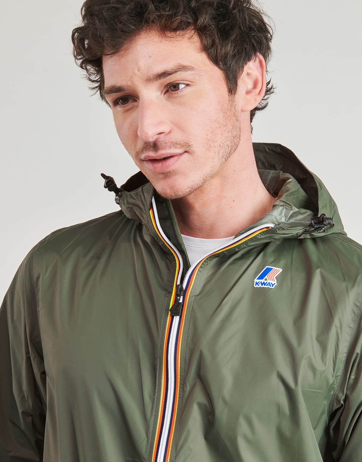 Women's Windbreakers K-Way Khaki