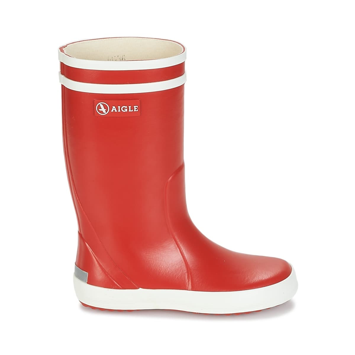 Boys' Wellington Boots Aigle Red