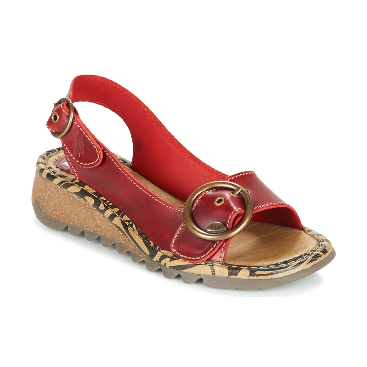 Women's Platforms Fly London Red