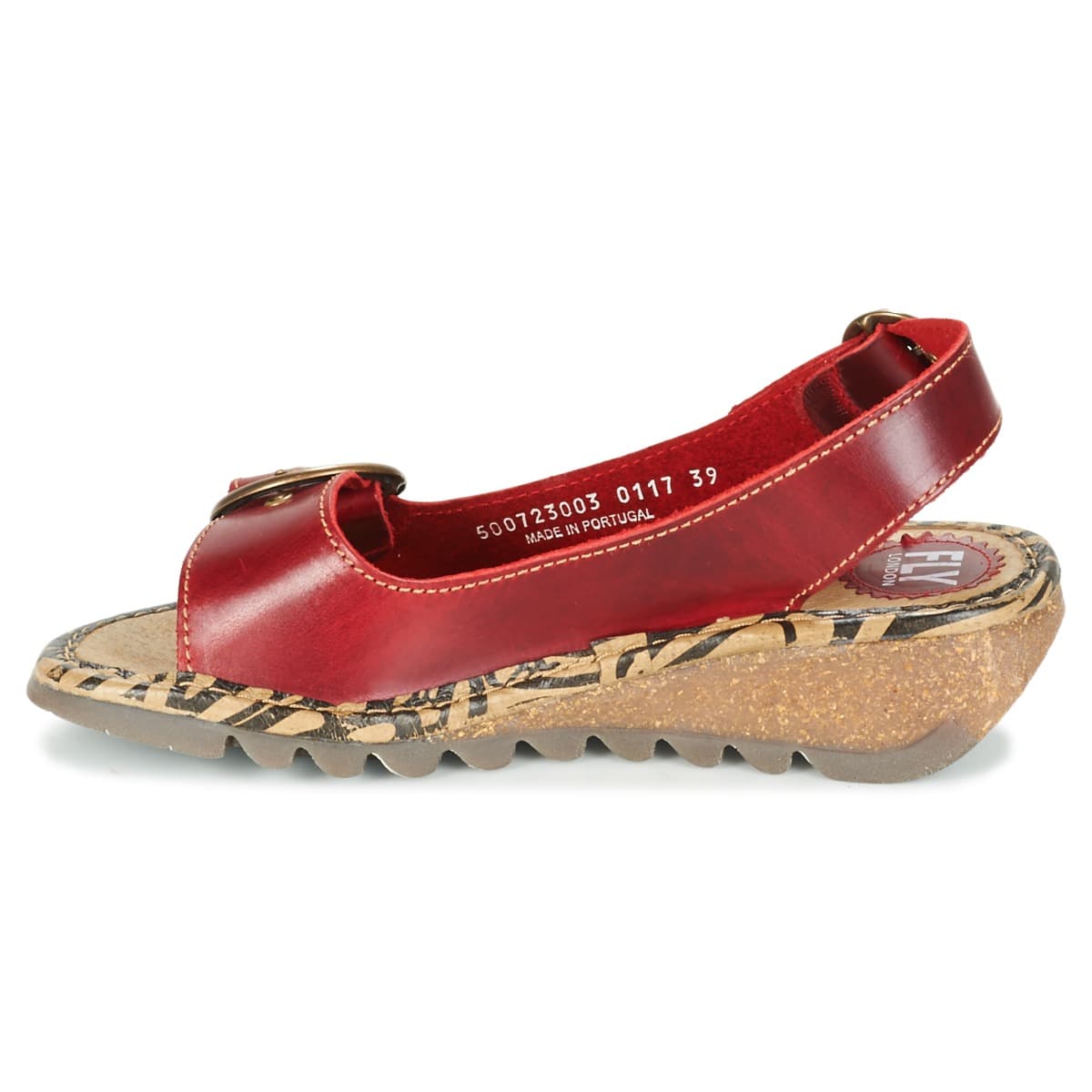 Women's Platforms Fly London Red