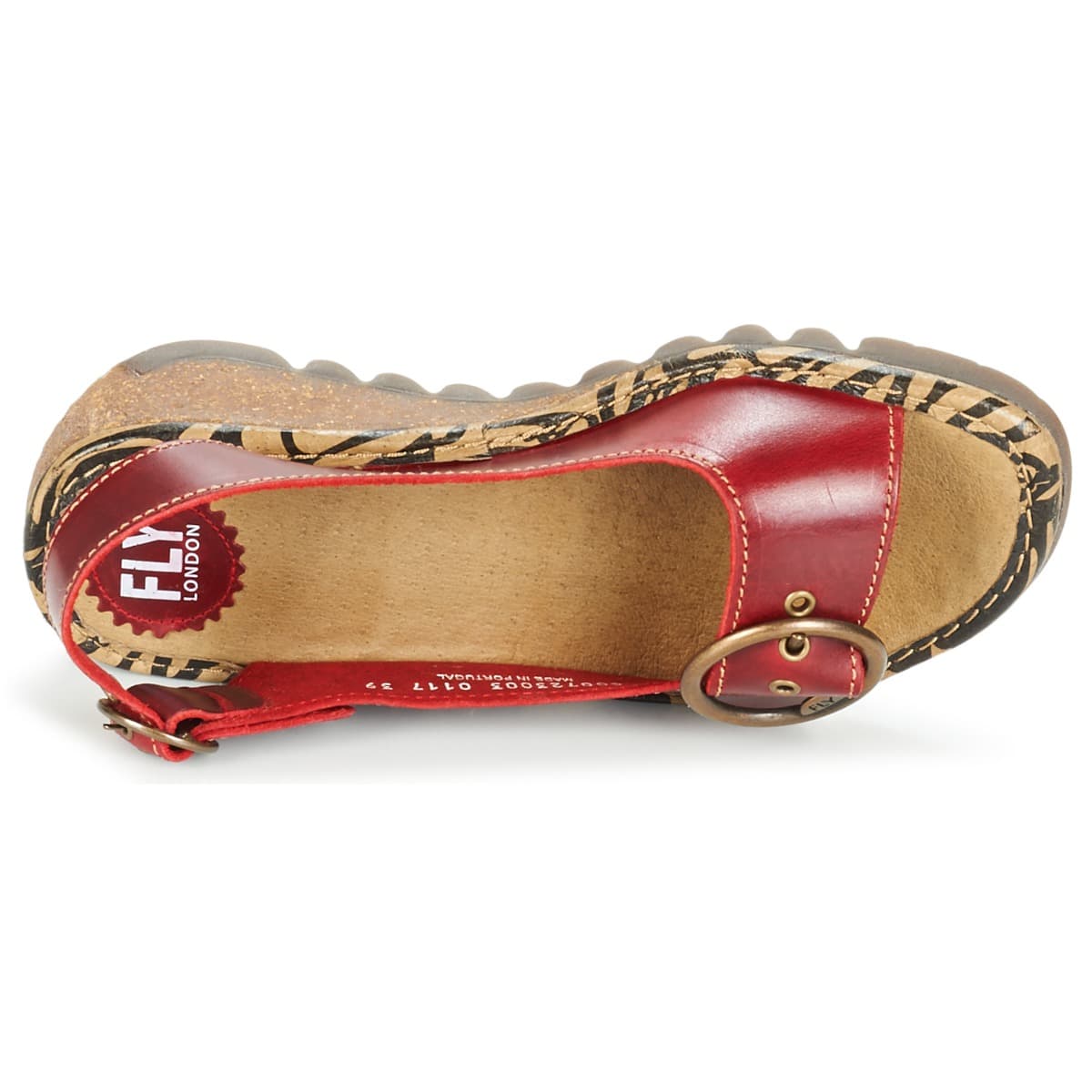 Women's Platforms Fly London Red