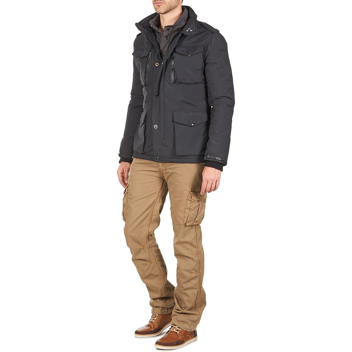 Men's Parkas Schott Black
