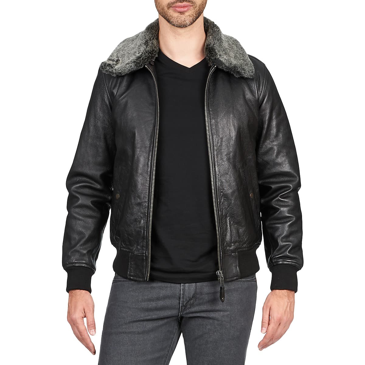 Men's Jackets Schott Black