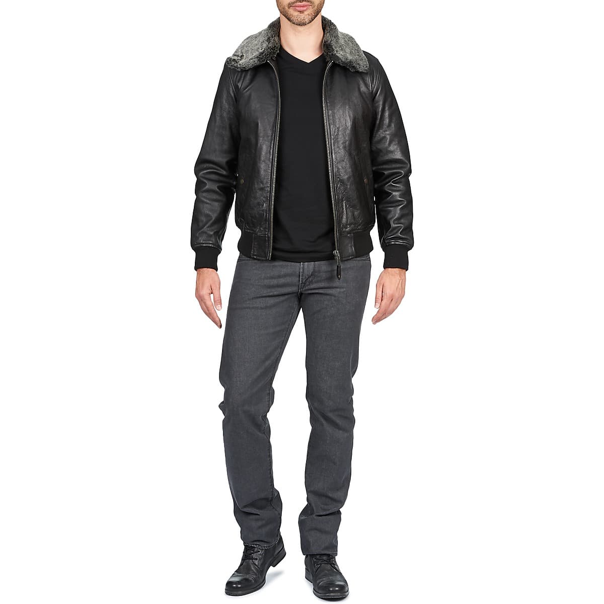 Men's Jackets Schott Black