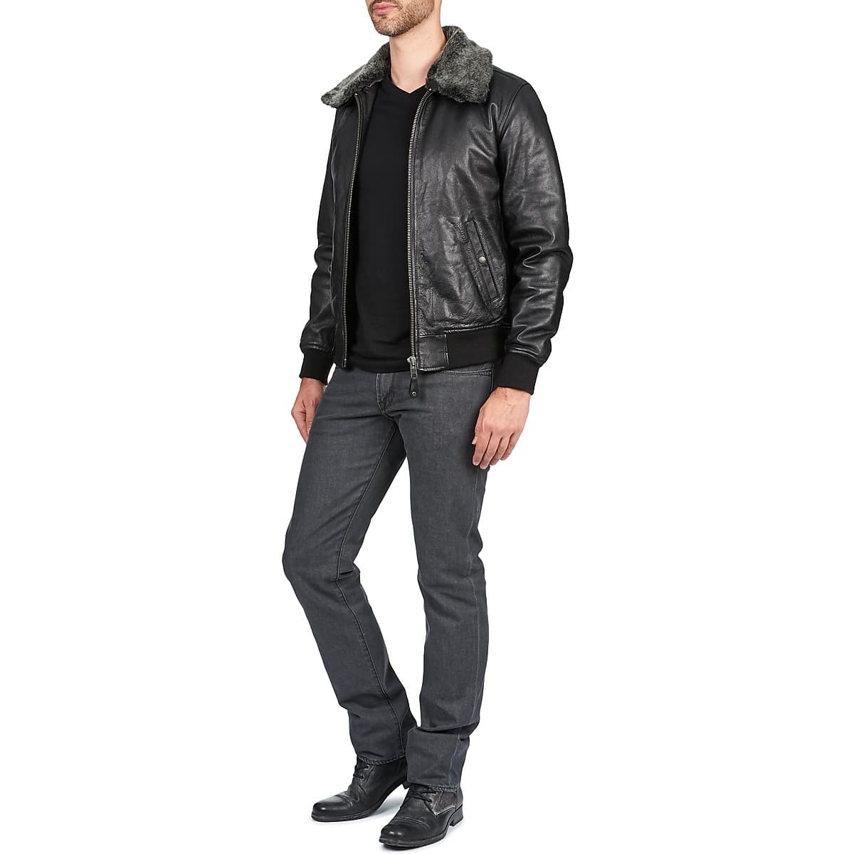 Men's Jackets Schott Black