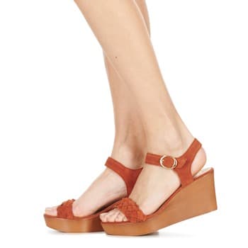 Women's Platforms Betty London Orange