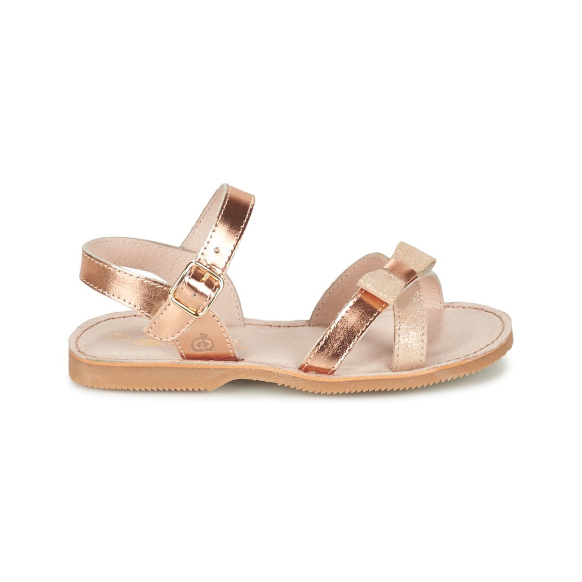 Girls' Sandals Citrouille et Compagnie Gold
