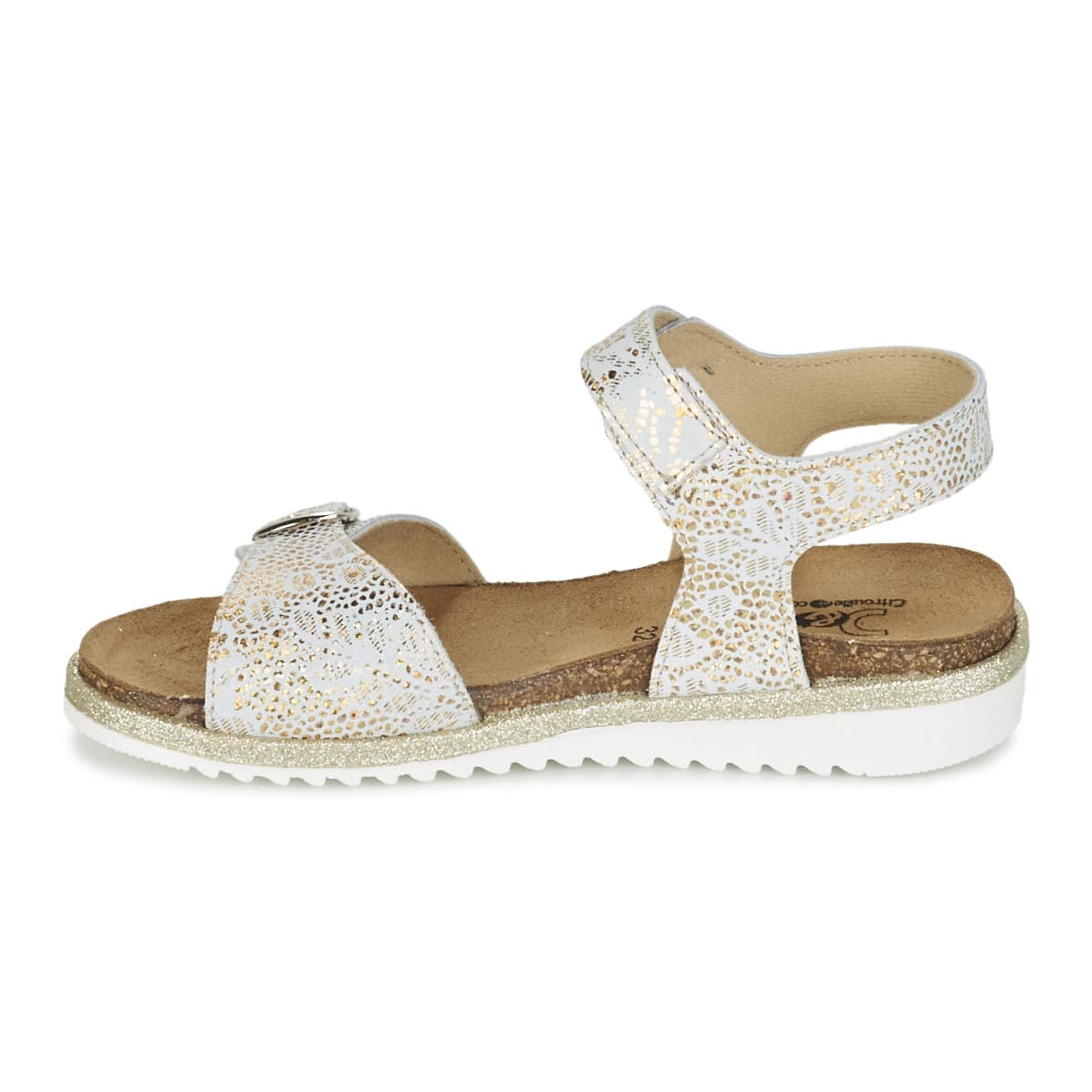 Girls' Sandals Citrouille et Compagnie Gold
