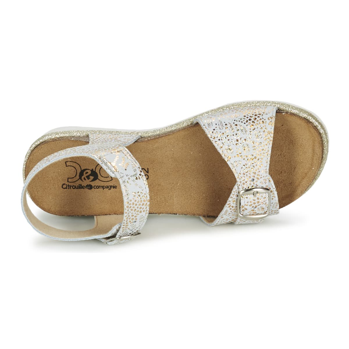 Girls' Sandals Citrouille et Compagnie Gold
