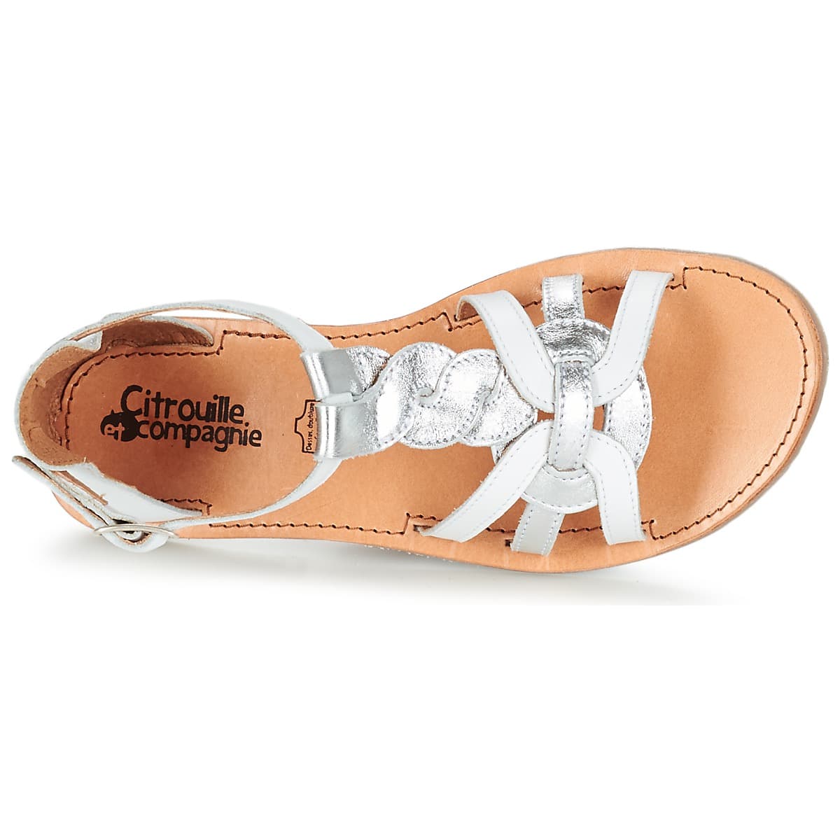 Girls' Sandals Citrouille et Compagnie White