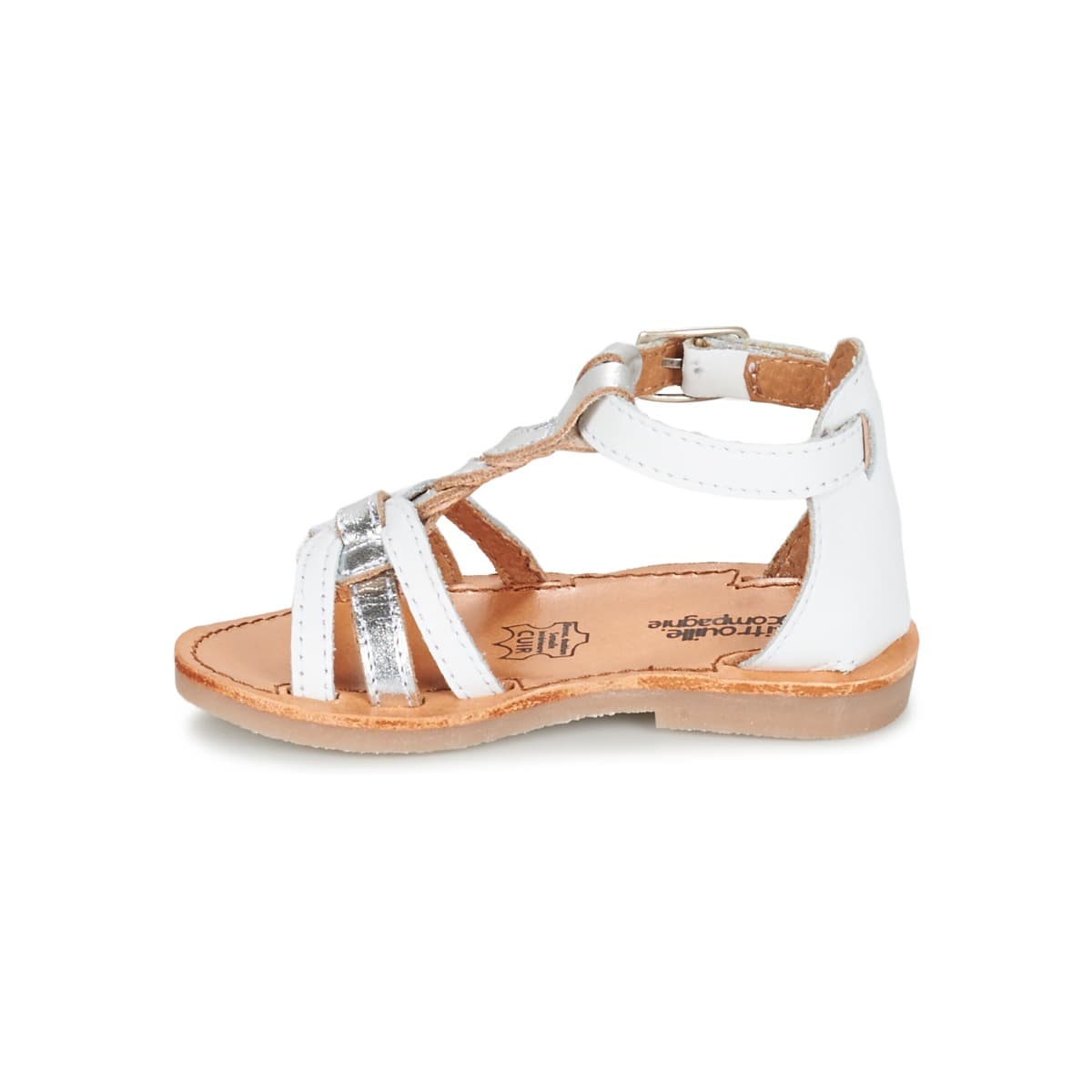 Girls' Sandals Citrouille et Compagnie White