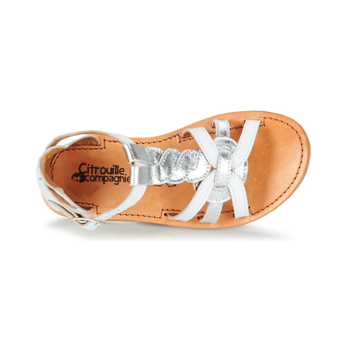 Girls' Sandals Citrouille et Compagnie White