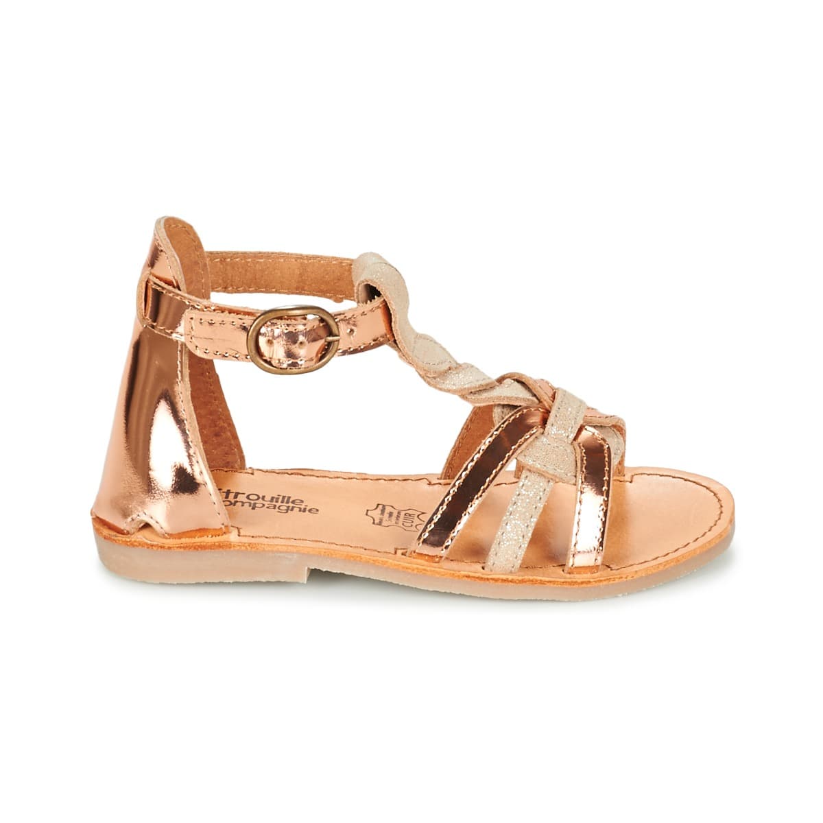 Girls' Sandals Citrouille et Compagnie Beige