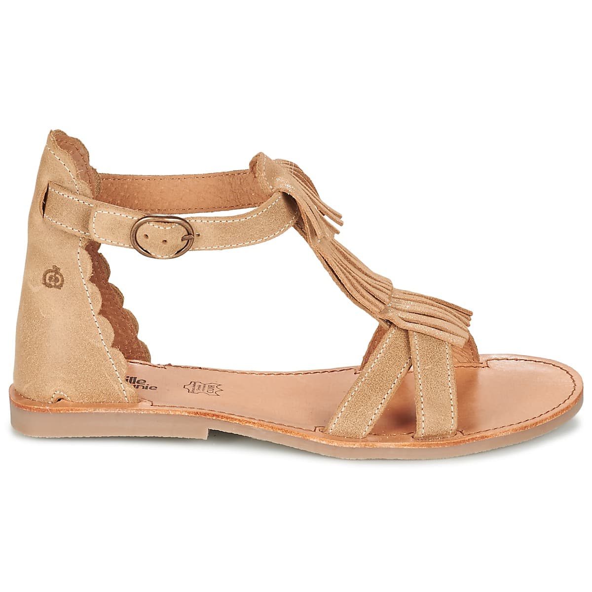 Girls' Sandals Citrouille et Compagnie Brown