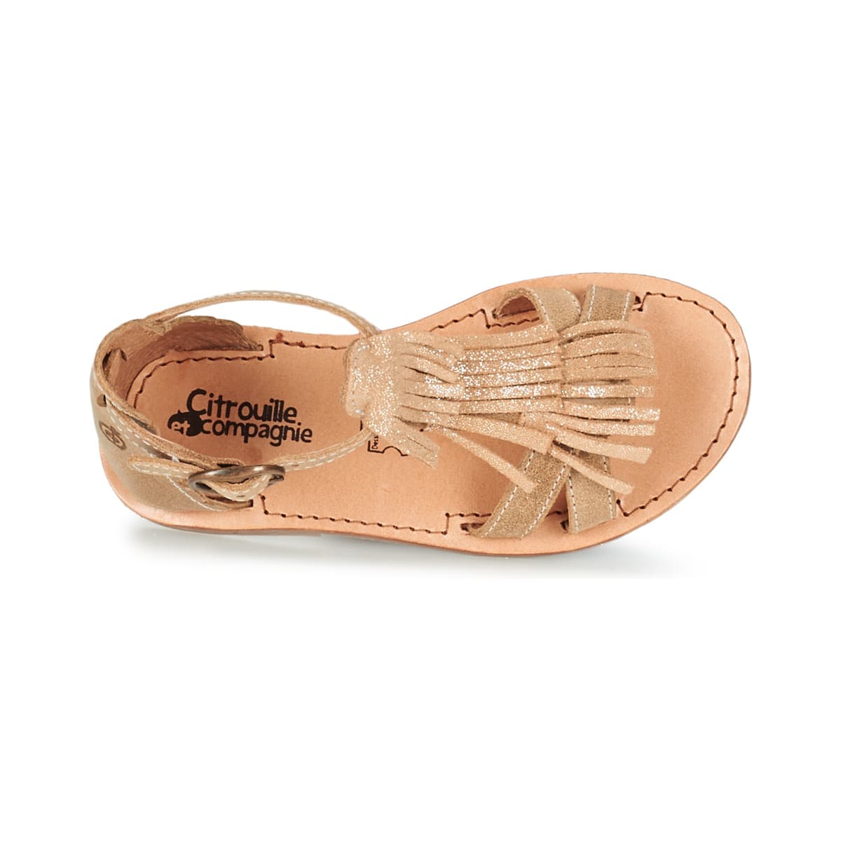 Girls' Sandals Citrouille et Compagnie Brown