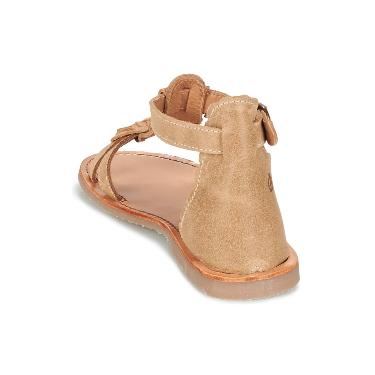 Girls' Sandals Citrouille et Compagnie Brown