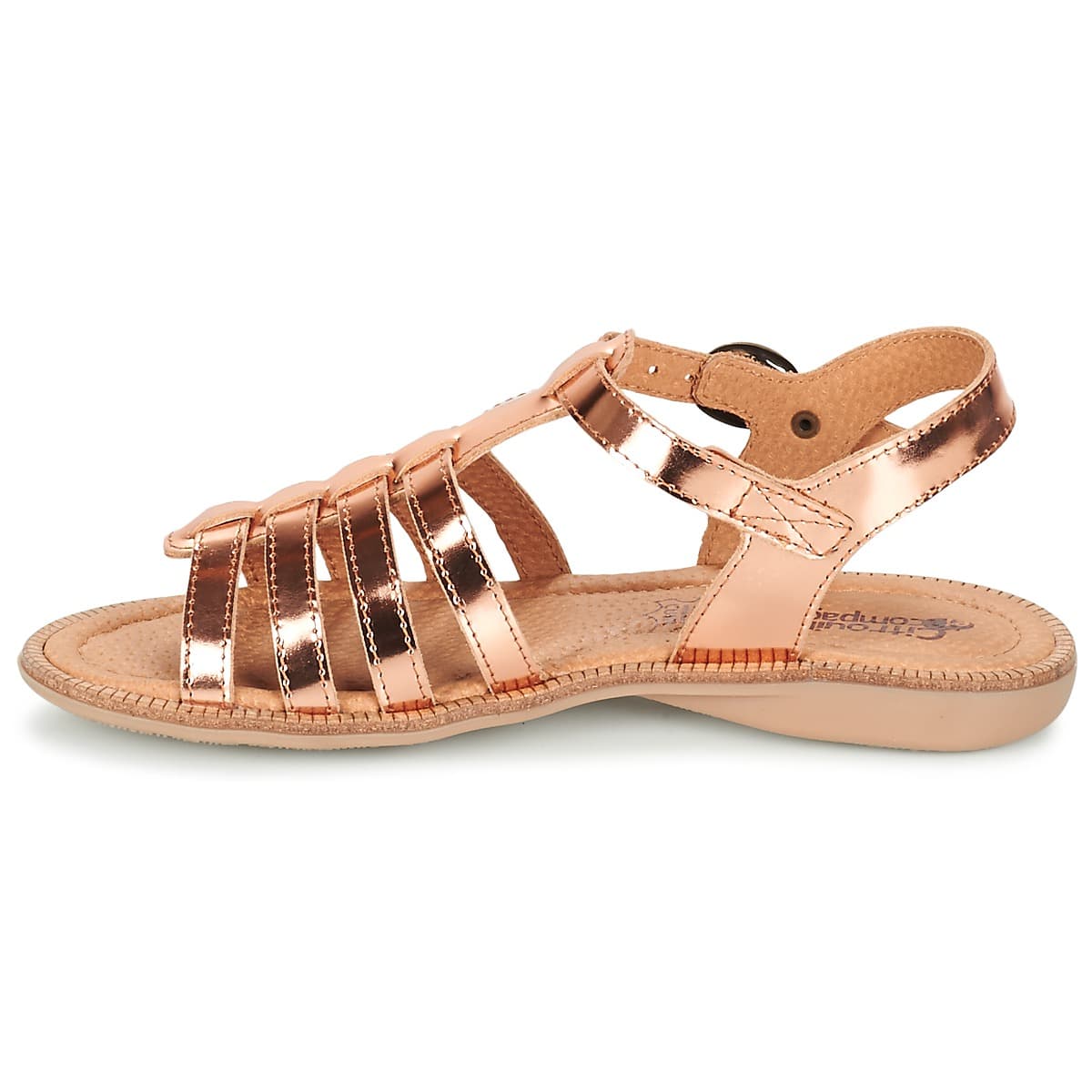 Girls' Sandals Citrouille et Compagnie Gold