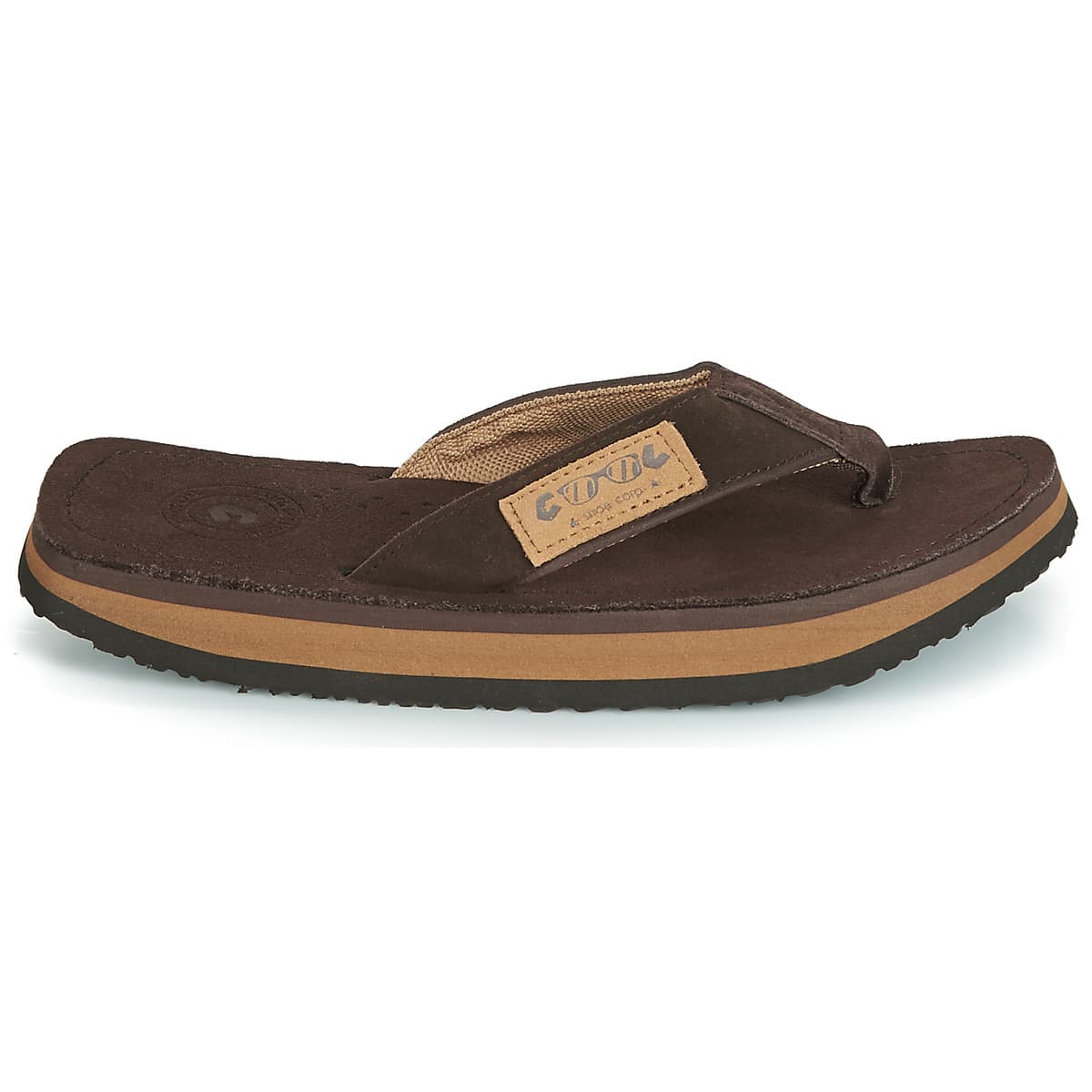 Men's Flip Flops Cool shoe Brown