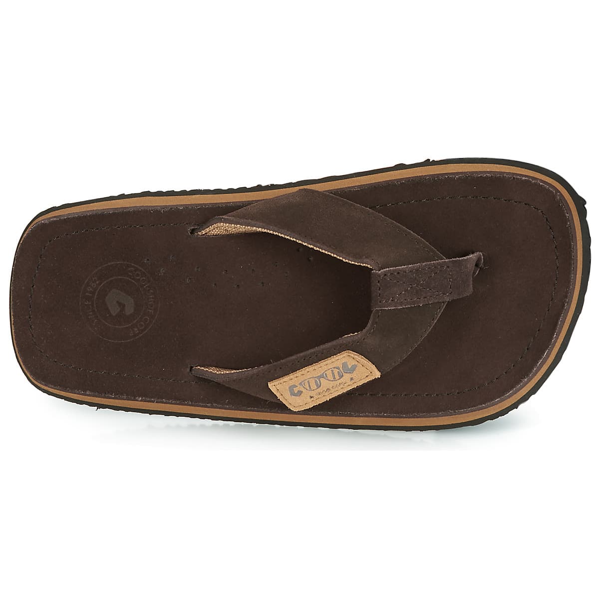 Men's Flip Flops Cool shoe Brown