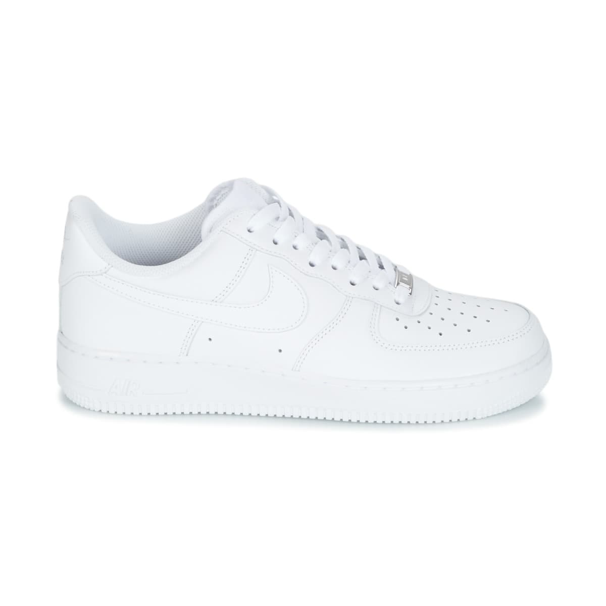 Nike Air Force 1 '07 Ανδρικά Δερμάτινα Λευκά Sneakers