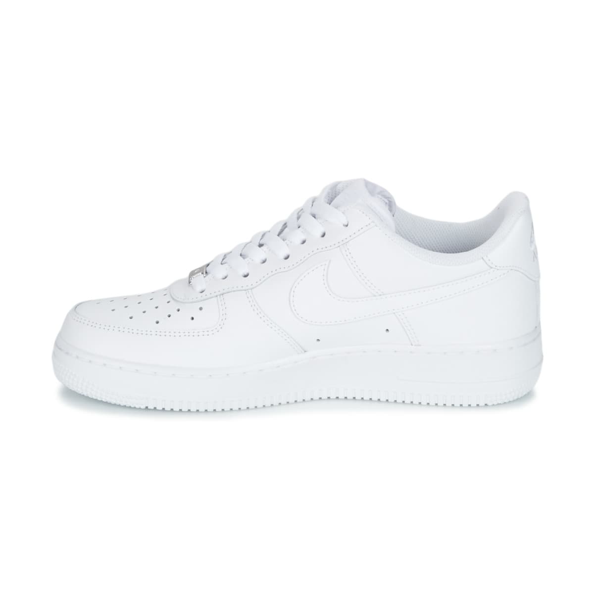 Nike Air Force 1 '07 Ανδρικά Δερμάτινα Λευκά Sneakers