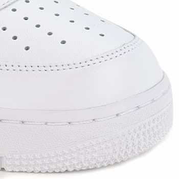 Nike Air Force 1 '07 Ανδρικά Δερμάτινα Λευκά Sneakers