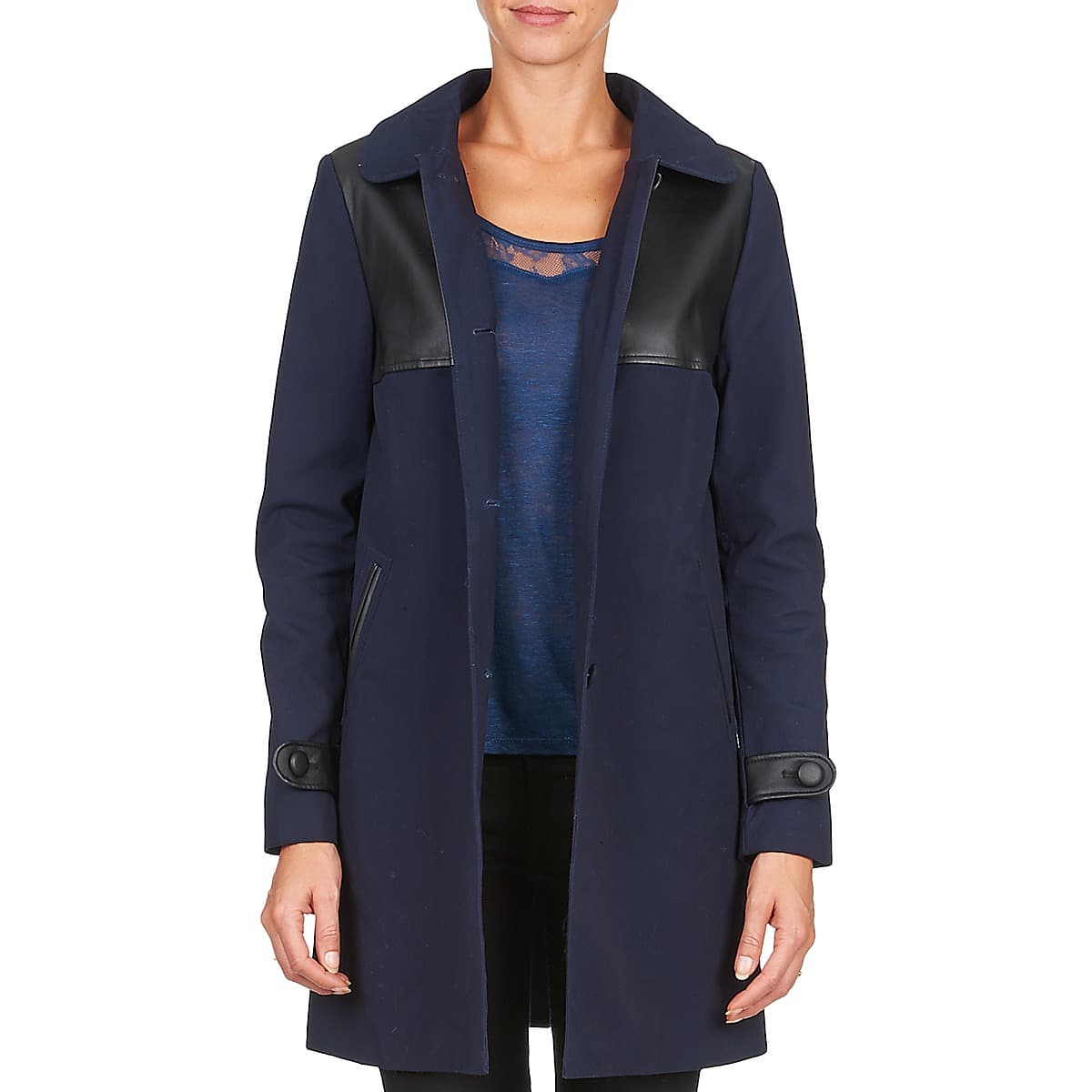 Women's Coats Naf Naf Blue