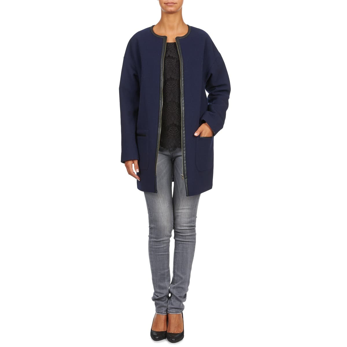 Women's Coats Naf Naf Blue