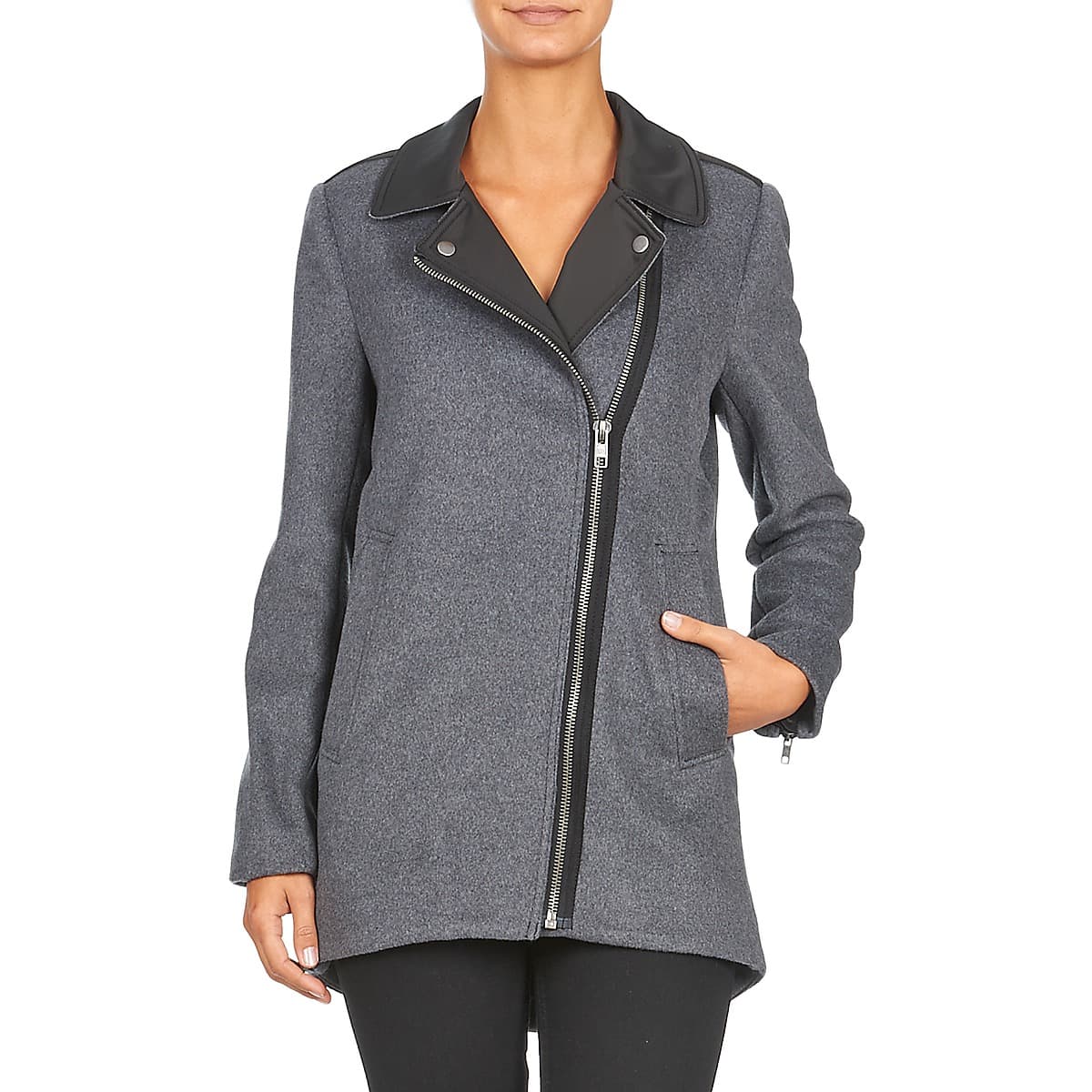Women's Coats Naf Naf Gray