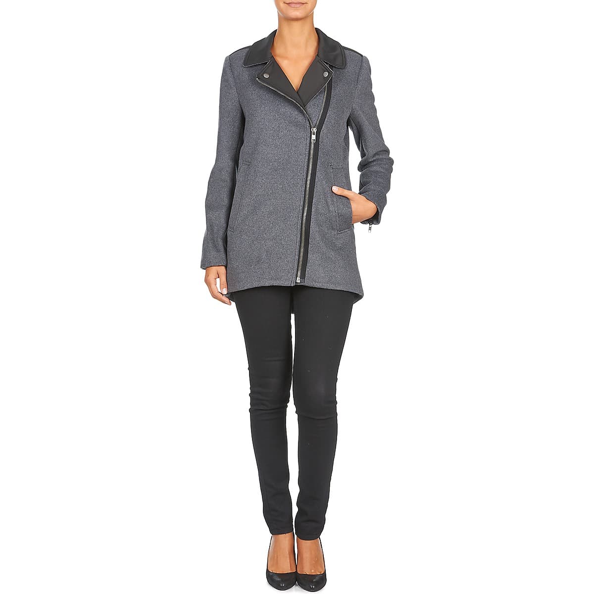 Women's Coats Naf Naf Gray