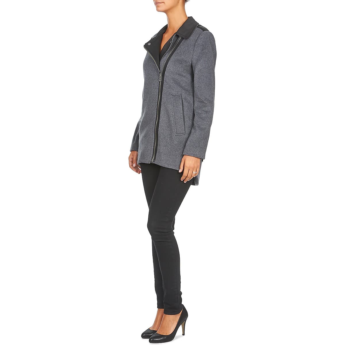 Women's Coats Naf Naf Gray